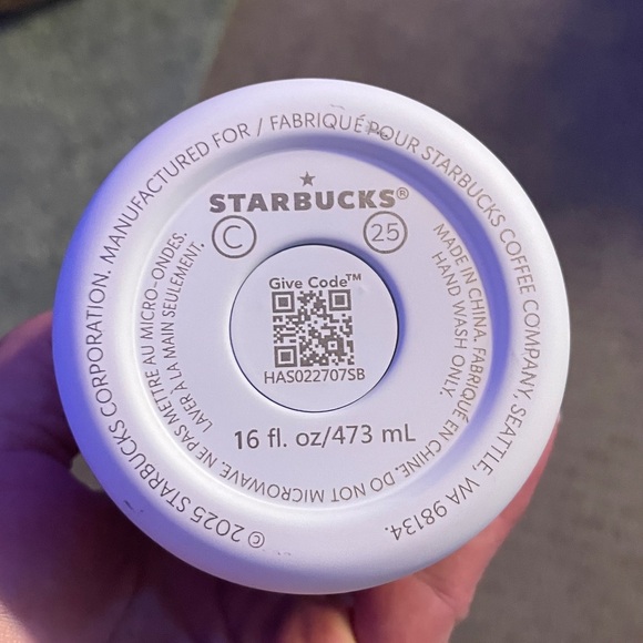 Starbucks + Roller Rabbit Pink and White Tumbler MIIR New - Picture 4 of 5